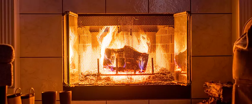 Mendota Hearth Landscape Fireplace Installation in North Augusta, South Carolina