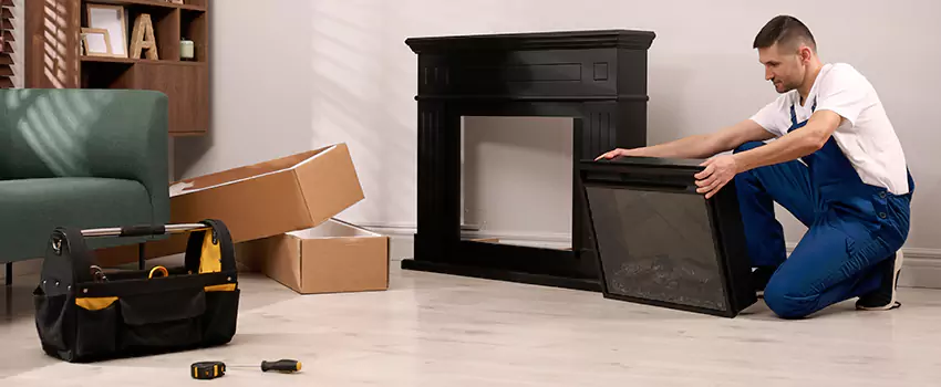 Old Rusted Metal Fireplace Repair And Replacement in North Augusta, SC