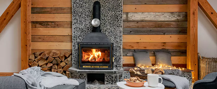 Thelin Hearth Products Direct Vent Gas Stove Fireplace Inspection in North Augusta, South Carolina